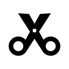 scissors icon or logo isolated sign symbol vector illustration - high quality black style vector icons
