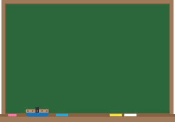 学校の黒板　イラスト素材 © putiko