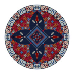 Palestinian Tatreez  design element 27