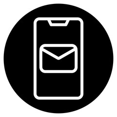 envelope glyph icon