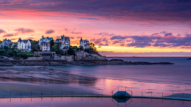 La plage de l'&eacute;cluse de Dinard