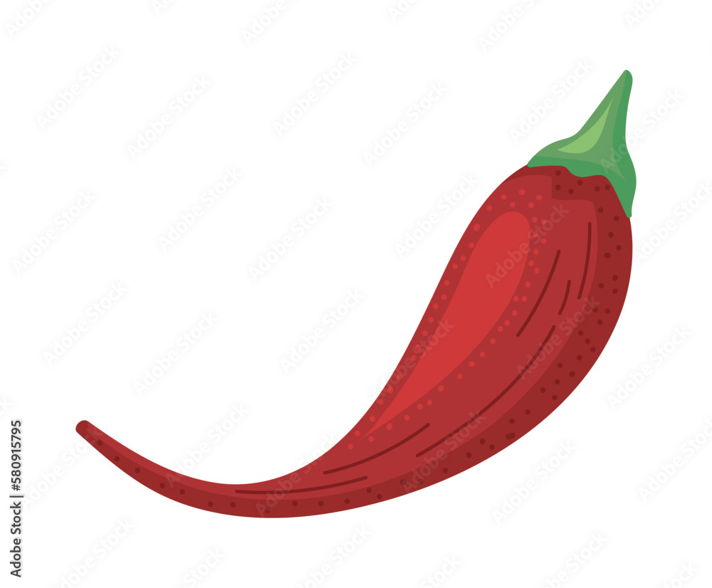 Poster chili pepper icon