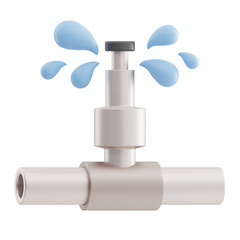 Irrigation Farming 3D Illustration