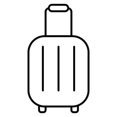 Suitcase line icon