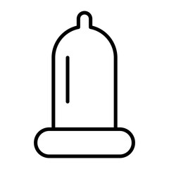 Condom line icon