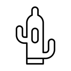 Vibrator, dildo line icon