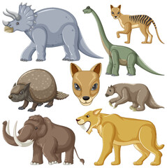 Collection of Extinct Animals