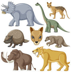 Collection of Extinct Animals © GraphicsRF