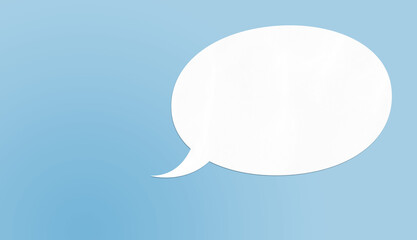 Minimalist chat box with converstaion, talk and communication illustration