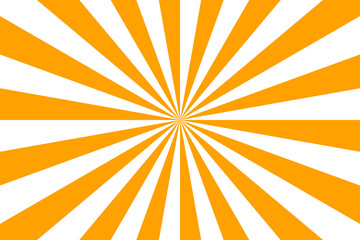 Orange sunburst illustration for making background, png  transparent  © i_fleurs