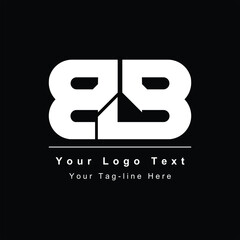 letter BB or BB design icon logo
