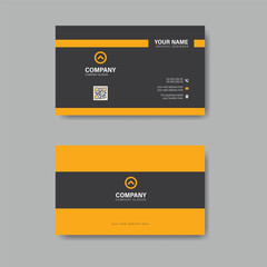 Elegant modern business card vector template