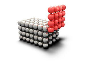 金科学実験と抽出を表す抽象的なコンセプト。陽性反応。