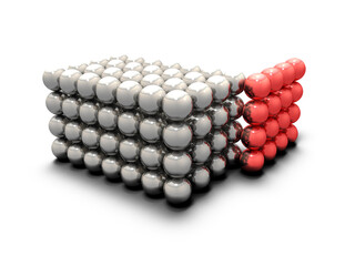 金科学実験と抽出を表す抽象的なコンセプト