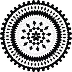vintage vector decorative mandala design