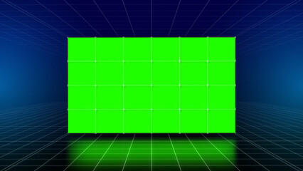 background with squares 3d rendering illustrations 