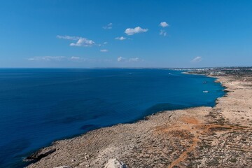 Fototapeta na wymiar Die Küste Zyperns bei Ayia Napa