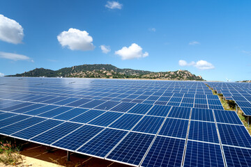 Solar farm in Nhon Hai - Ninh Thuan, Viet Nam solar power plant