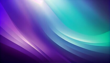 A gradient of cool colors that blend together smoothly to create a calming and serene abstract background, Generative AI, illustration
