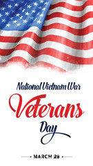 National Vietnam War Veterans Day 29 March