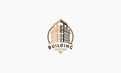 building vector concept design map pointer logo