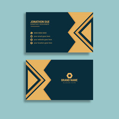 simple and clean business card design template.