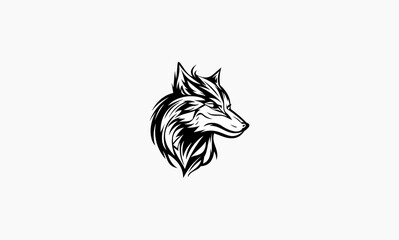 wolf design vector concept graphics logo