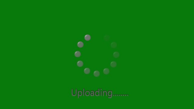 Abstract circle  loading icon ,processing bar and downloading animation .