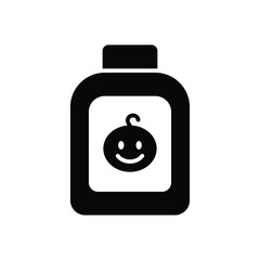 baby powder icon vector design template in white background