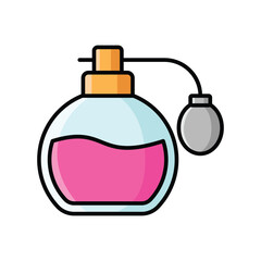 perfume icon vector design template in white background