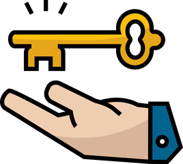 Opportunity decorative icon design element for website, presentation, flyer, brochure, printing, application.