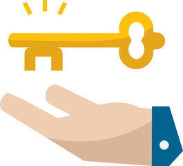 Opportunity digital strategy flat icon design elements