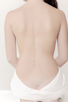 Woman`s back