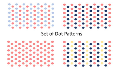 set of dots, set of repeat dot repeat pattern, replete image, design for fabric printing design