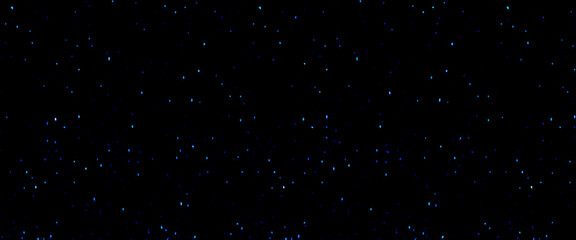 Obraz premium Stars and galaxy outer space sky night universe black starry background of shiny starfield, Flying dust particles on a black background. 
