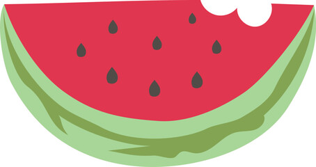 Watermelon summer illustration