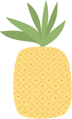 Pineapple summer illustration