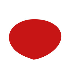Red Minimalism Aesthetics Blob