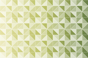 Geometric pattern of triangles of different tones. An abstract background of green tea color