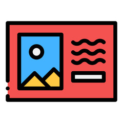 postcard icon