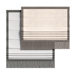 curtain isolated on a transparent background, 3D illustration, cg render