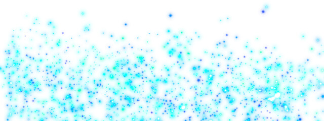 blue glitter element effect