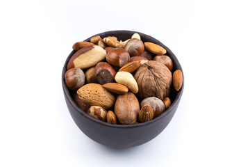 Nuts mix in bowl