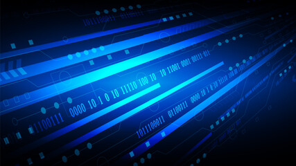 technology background with hi-tech digital data