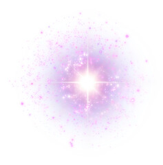 beautiful purple starlight effect with glitter © irham