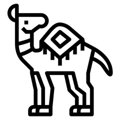 camel line icon style
