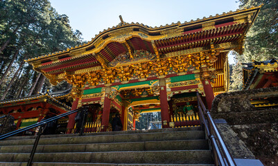 Fototapeta na wymiar Nikko temples in Japan.
