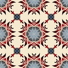 charming vintage beautiful floral seamless pattern suitable for home decor and printing needs