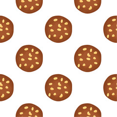 Pattern homemade cookie different taste in pastry biscuit