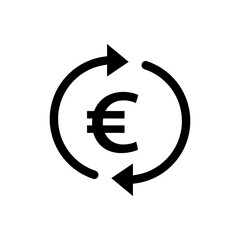  money convert icon, flat design best illustration..eps